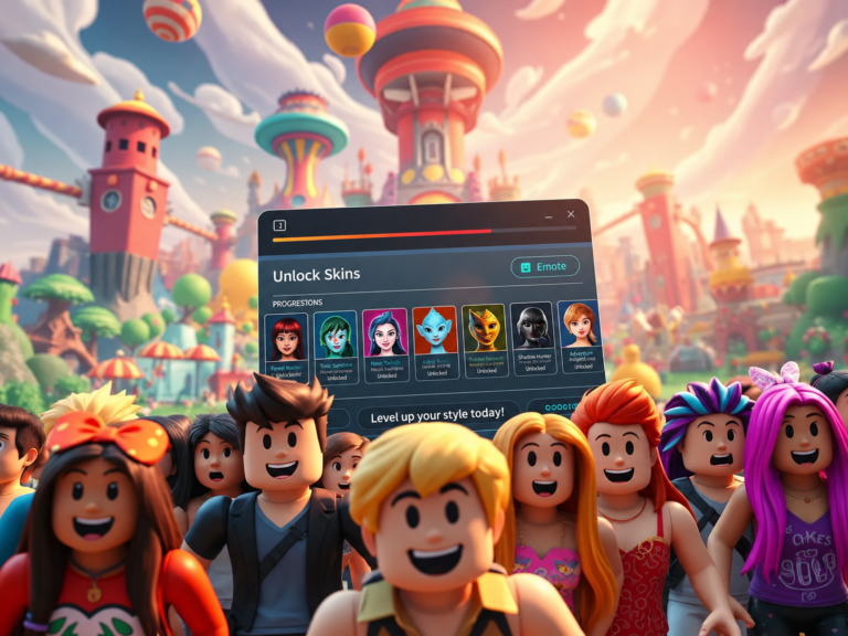 Entdecke die versteckten Skins und wie du in Roblox aufsteigst