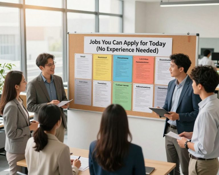 Jobs You Can Apply for Today (No Experience Needed)