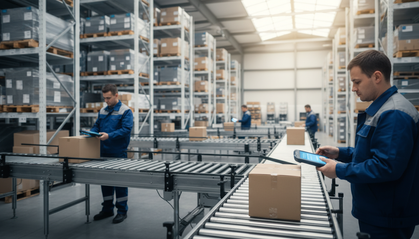 warehouse hiring walk in process and modern warehousing technology