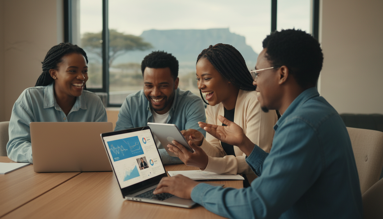 South African adults learning online through government-funded courses