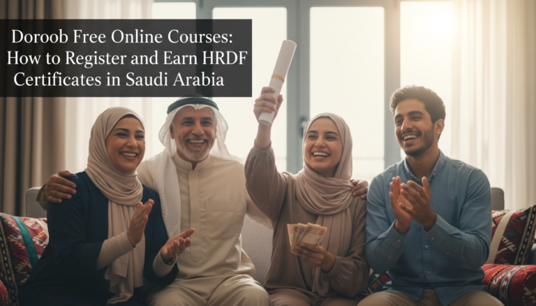 Doroob Free Online Courses: How to Register and Earn Certificates in Saudi Arabia