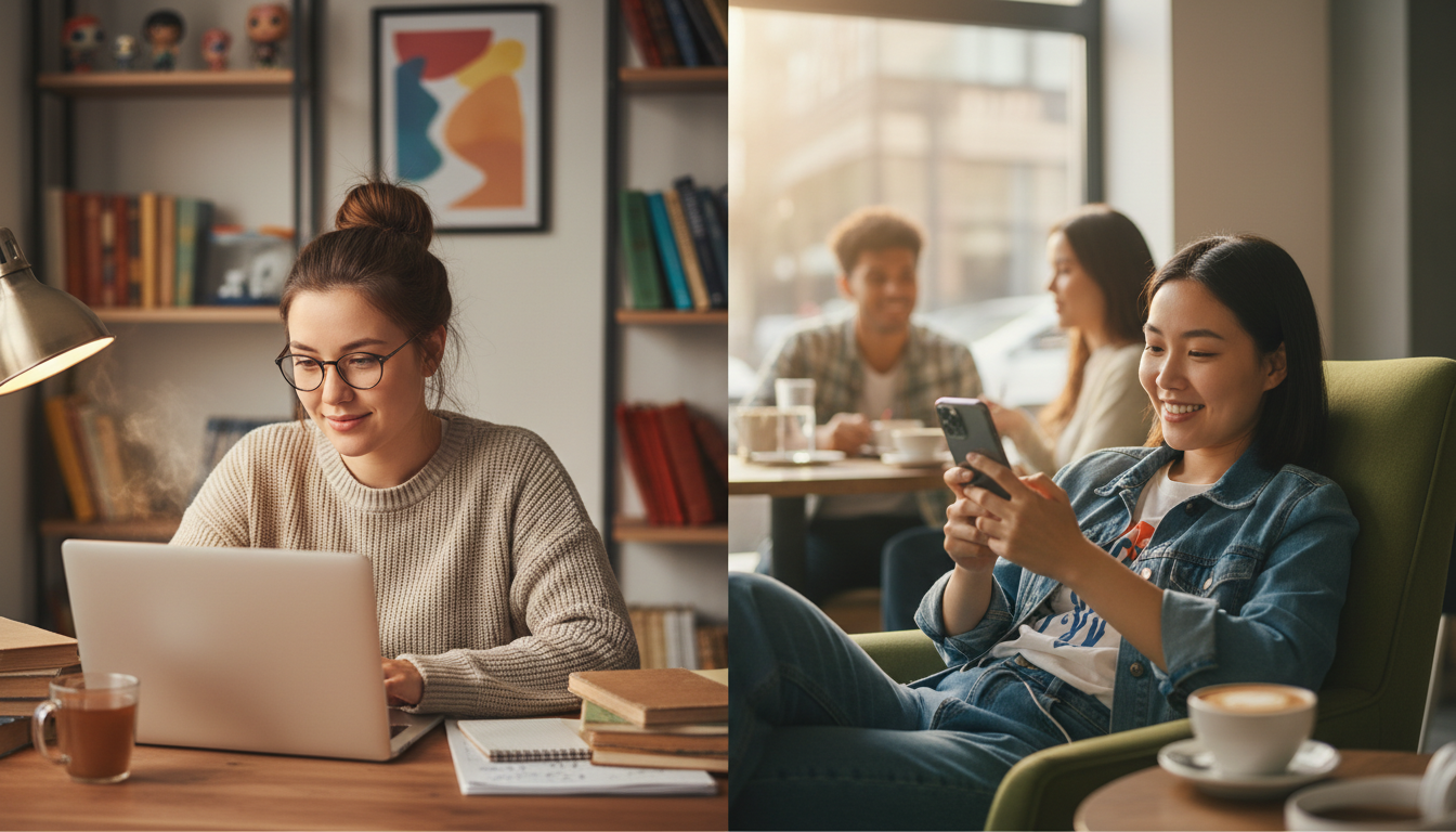 Learning on laptop vs. mobile phone