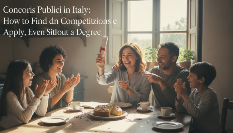 Concorsi Pubblici in Italy: How to Find Open Competitions and Apply, Even Without a Degree